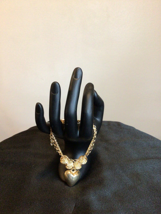Jewelry / Gold heart 2 chain bracelet