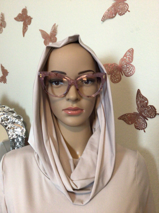 Eye Wear - Pink Classy Framed Glasses.